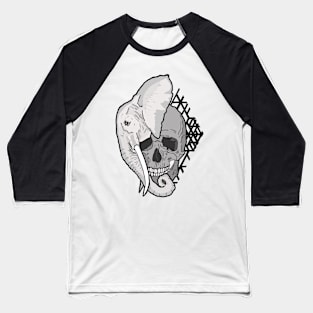 elephant skull Baseball T-Shirt